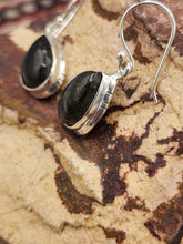 Load image into Gallery viewer, LABRADORITE TEARDROP EARRINGS
