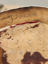 Load image into Gallery viewer, ZUNI TURQUOISE & CORAL SNAKE EYE CUFF BRACELET- JASON & PEARL UKESTINE