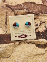 Load image into Gallery viewer, EYE OF GOD SUNFACE Mini Post Earrings