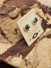 Load image into Gallery viewer, EYE OF GOD SUNFACE Mini Post Earrings