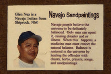 Load image into Gallery viewer, SANDPAINTING - FEMALE YEI OF LIFE - GLEN NEZ