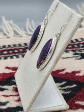 Load image into Gallery viewer, PURPLE COPPER TURQUOISE EARRINGS