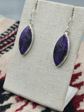 Load image into Gallery viewer, PURPLE COPPER TURQUOISE EARRINGS