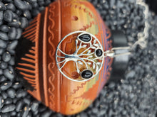 Load image into Gallery viewer, ONYX TREE OF LIFE PENDANT