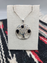 Load image into Gallery viewer, ONYX TREE OF LIFE PENDANT