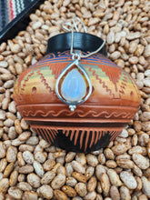 Load image into Gallery viewer, MOONSTONE NECKLACE & EARRINGS - TEARDROP