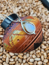 Load image into Gallery viewer, MOONSTONE NECKLACE & EARRINGS - TEARDROP