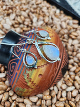 Load image into Gallery viewer, MOONSTONE NECKLACE & EARRINGS - TEARDROP