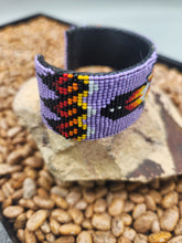 Load image into Gallery viewer, BEADED CUFF BRACELET - LIGHT PURPLE- DWIGHT NATHANIEL