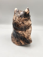 Load image into Gallery viewer, HORSEHAIR SCULPTURE - MEDICINE MAN WITH WOLF - TOM VAIL JR