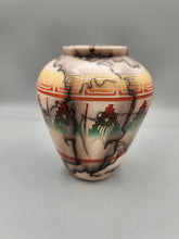 Load image into Gallery viewer, COLORED HORSEHAIR ETCHED POTTERY - RONALD SMITH
