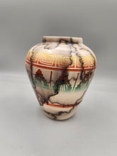 Load image into Gallery viewer, COLORED HORSEHAIR ETCHED POTTERY - RONALD SMITH