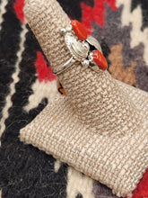 Load image into Gallery viewer, SPINY OYSTER SHELL RING - ZUNI- SIZE 7 - MIKE SIMPLIERO