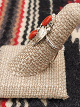 Load image into Gallery viewer, SPINY OYSTER SHELL RING - ZUNI- SIZE 7 - MIKE SIMPLIERO