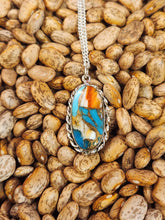 Load image into Gallery viewer, TURQUOISE & SPINY OYSTER SHELL PENDANT