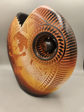 Load image into Gallery viewer, ACOMA ETCHWARE EAGLE DANCER KACHINA PILLOW POT POTTERY - DIANE ARAGON #2