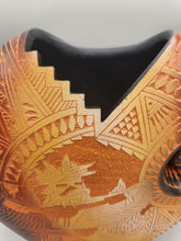 Load image into Gallery viewer, ETCHWARE EAGLE DANCER KACHINA PILLOW POT POTTERY - DIANE ARAGON #2