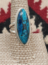 Load image into Gallery viewer, CHRYSOCOLLA RING - SIZE 8.5 - TEARDROP SHAPED