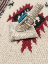 Load image into Gallery viewer, CHRYSOCOLLA RING -SIZE 9 - OVAL SHAPED