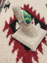 Load image into Gallery viewer, GREEN COPPER TURQUOISE RING - SIZE 6.5