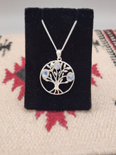 Load image into Gallery viewer, MOONSTONE TREE OF LIFE PENDANT