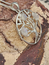 Load image into Gallery viewer, MOONSTONE TREE OF LIFE PENDANT