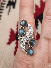 Load image into Gallery viewer, LABRADORITE RING - SIZE 6 & 9