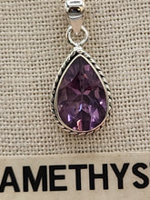 Load image into Gallery viewer, AMETHYST OVAL PENDANT SET