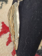 Load image into Gallery viewer, STERLING SILVER/12KGF BEAR PENDANT - MARK YAZZIE