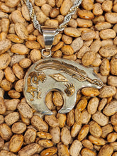 Load image into Gallery viewer, STERLING SILVER/12KGF BEAR PENDANT - MARK YAZZIE