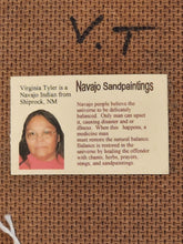 Load image into Gallery viewer, SANDPAINTING - END OF THE TRAIL - VIRGINIA TYLER