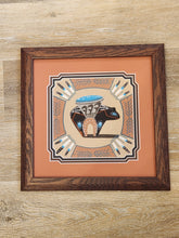 Load image into Gallery viewer, SANDPAINTING - MEDICINE BEAR - DARLENE JOHNSON