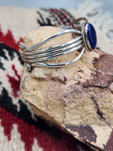 Load image into Gallery viewer, LAPIS CUFF BRACELET - NAVAJO - PETE MORGAN