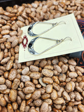 Load image into Gallery viewer, ONYX EARRINGS - STERLING SILVER