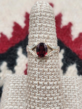 Load image into Gallery viewer, GARNET RING - SIZE 4.5 - 5.5 & 9 - OVAL
