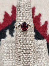 Load image into Gallery viewer, GARNET RING - SIZE 4.5 - 5.5 & 9 - OVAL