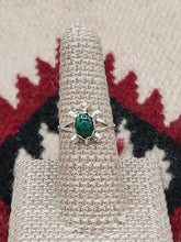 Load image into Gallery viewer, MALACHITE TURTLE RING - SIZE 5- 7.5- 9 - JUDY LINCOLN