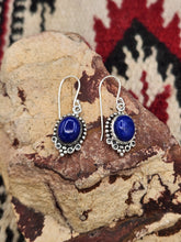 Load image into Gallery viewer, LAPIS EARRINGS - OVAL