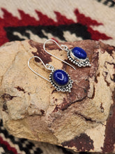 Load image into Gallery viewer, LAPIS EARRINGS - OVAL