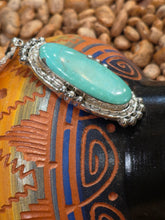 Load image into Gallery viewer, TURQUOISE OVAL NECKLACE - GREGG YAZZIE