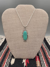 Load image into Gallery viewer, TURQUOISE OVAL NECKLACE - GREGG YAZZIE