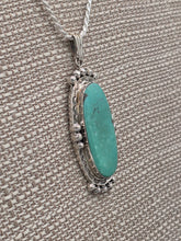 Load image into Gallery viewer, TURQUOISE OVAL NECKLACE - GREGG YAZZIE