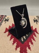 Load image into Gallery viewer, MOONSTONE SUN & MOON NECKLACE