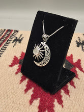 Load image into Gallery viewer, MOONSTONE SUN & MOON NECKLACE