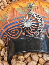 Load image into Gallery viewer, MOONSTONE SUN & MOON NECKLACE