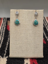 Load image into Gallery viewer, KINGMAN TURQUOISE POST STYLE EARRINGS
