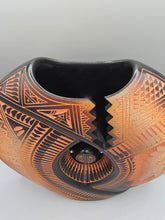 Load image into Gallery viewer, ACOMA ETCHWARE KACHINA PILLOW POT POTTERY - DIANE ARAGON- #1
