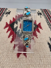 Load image into Gallery viewer, TURQUOISE 4 STONE WATCH- JEANETTE SAUNDERS