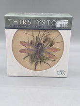 Load image into Gallery viewer, DRAGONFLY SANDSTONE COASTERS - 4 PACK