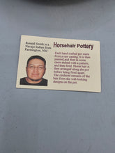 Load image into Gallery viewer, COLORED HORSEHAIR POTTERY- RONALD SMITH